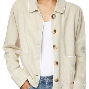 Kensie double pocket shacket